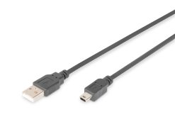 USB 2.0 connection cable, type  A - mini B (5pin)