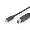 USB Type-C connection cable, type C to B