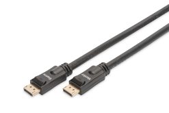 Displayport connection cable, DP, w/ amp.
