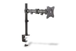 Single Monitor Desk Clamp Mount, 15-27",black