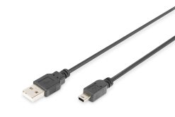 USB 2.0 connection cable, type  A - mini B (5pin)