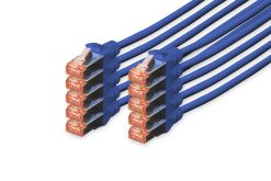 CAT 6 S-FTP patch cord, Cu, LSZH
