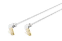CAT 6A S-FTP 90° angled patch cord, Cu, LSZH