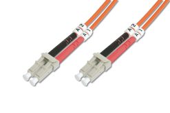 FO patch cord, duplex, LC to LC