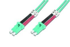 FO patch cord, duplex, LC to LC