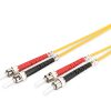 FO patch cord, duplex, ST to ST