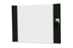 Glass front door for 9U wall mounting c. Unique