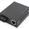 Gigabit Ethernet PoE+ Media Converter, Multimode