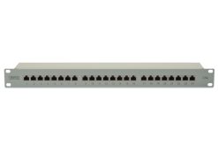 CAT 5e, Class D patch panel, shielded, 24-port