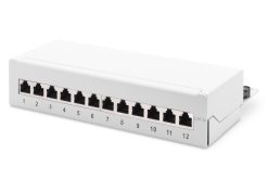 Desktop CAT 6A, patch panel, shielded