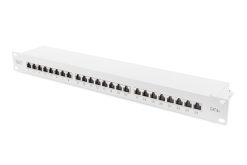 CAT 6A Patch Panel, shielded, 1U, 24-port,