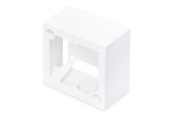 Surface mount box for faceplates