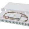 FO splice box, 1U, equipped, 24x LC DX, OM3