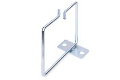 Cable management ring, steel, 80 x 80 mm