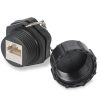 CAT 6 industrial keystone jack, IP67, shielded