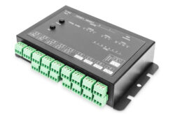 Alternative view of GUDE Basic Monitoring System, 4 x Relay Output, 12 x Signal Input