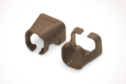 Alternative view of Color clips for Patch cable - Brown