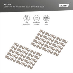 Color clips for Patch cable - Brown - Afbeelding 8