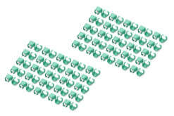 Kleurclips voor patchkabels - groen