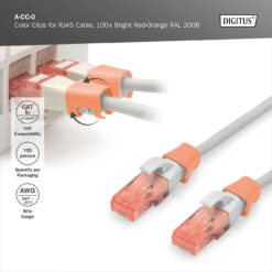 Color clips for Patch cable - Orange - Afbeelding 7