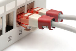 Kleurclips voor patchkabels - rood - Afbeelding 5