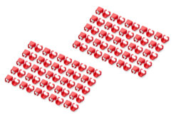 Kleurclips voor patchkabels - rood