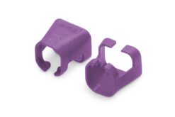 Alternative view of Color clips for Patch cable - Violet