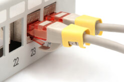 Kleurclips voor patchkabels - geel - Afbeelding 5
