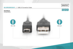USB-A - Mini-B-aansluitkabel, 1,8 m - Afbeelding 3