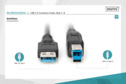 USB-A - USB-B aansluitkabel, 1,8 m - Afbeelding 4