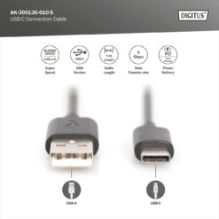 USB-C aansluitkabel, USB-A - USB-C - Afbeelding 7
