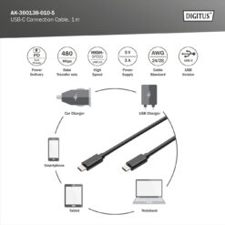 USB-C aansluitkabel, USB-C - USB-C - Afbeelding 5