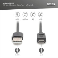 USB-C aansluitkabel, USB-A - USB-C - Afbeelding 6