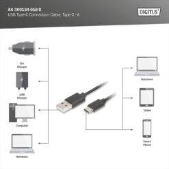 USB-C aansluitkabel, USB-A naar USB-C - Afbeelding 6