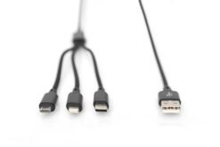 Alternative view of 3-in-1 USB-oplaadkabel, 1m