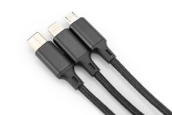3-in-1 USB-oplaadkabel, 1m - Afbeelding 4