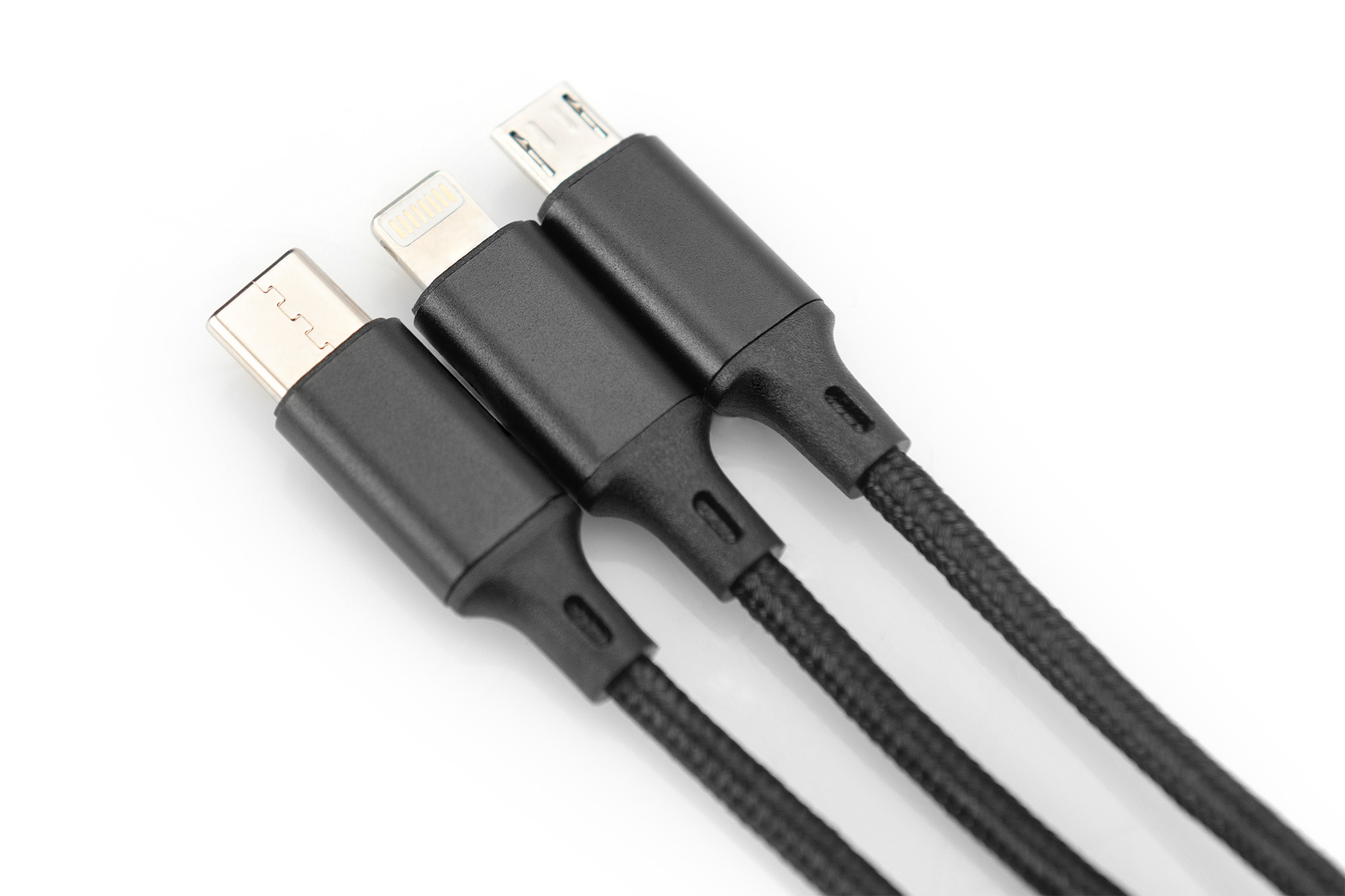 3-in-1 USB-oplaadkabel, 1m - Afbeelding 4
