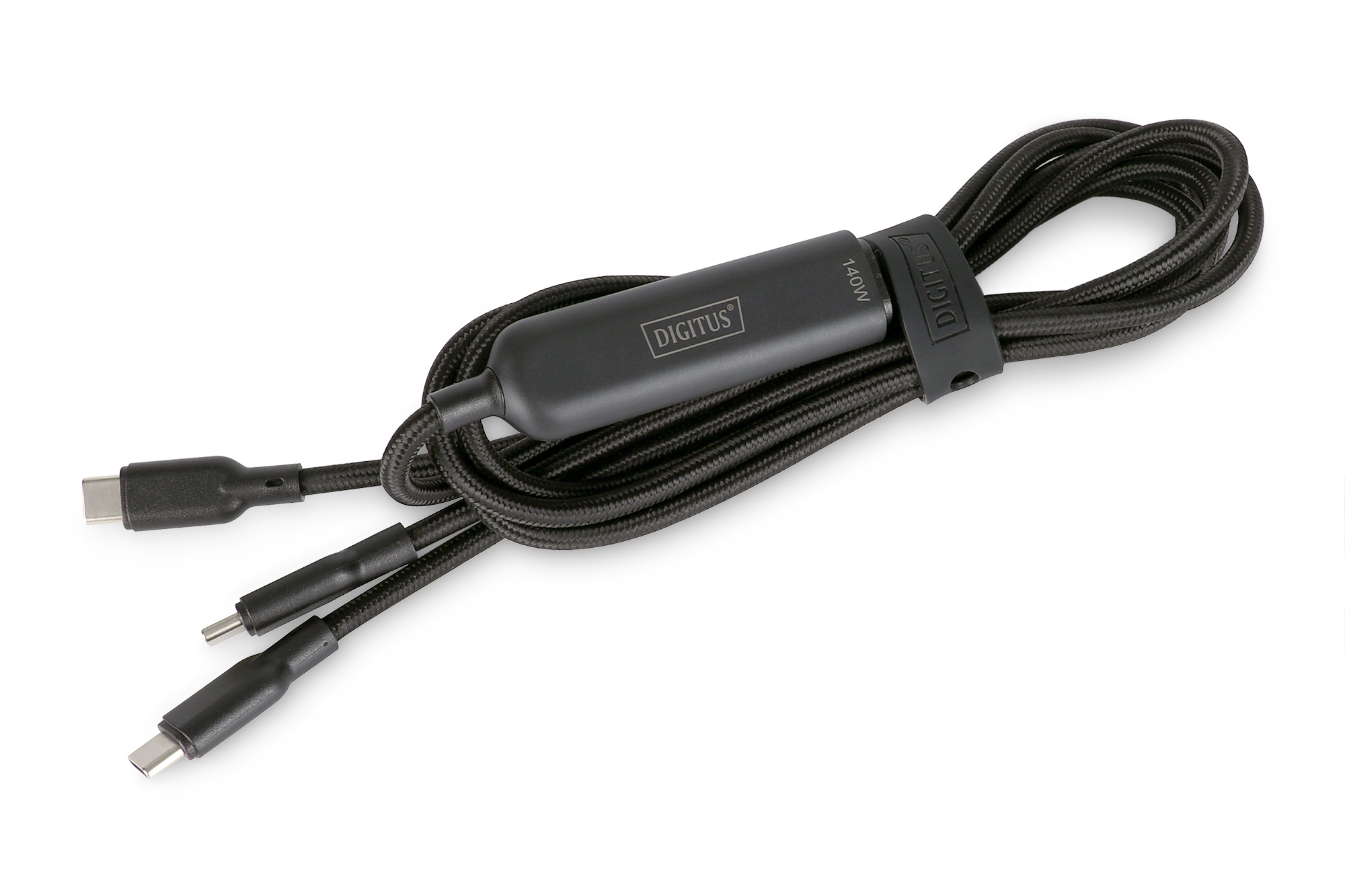 USB-C 2in1 oplaadkabel, 140 W, 1,8 m - Afbeelding 4