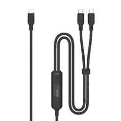 USB-C 2in1 oplaadkabel, 140 W, 1,8 m - Afbeelding 3