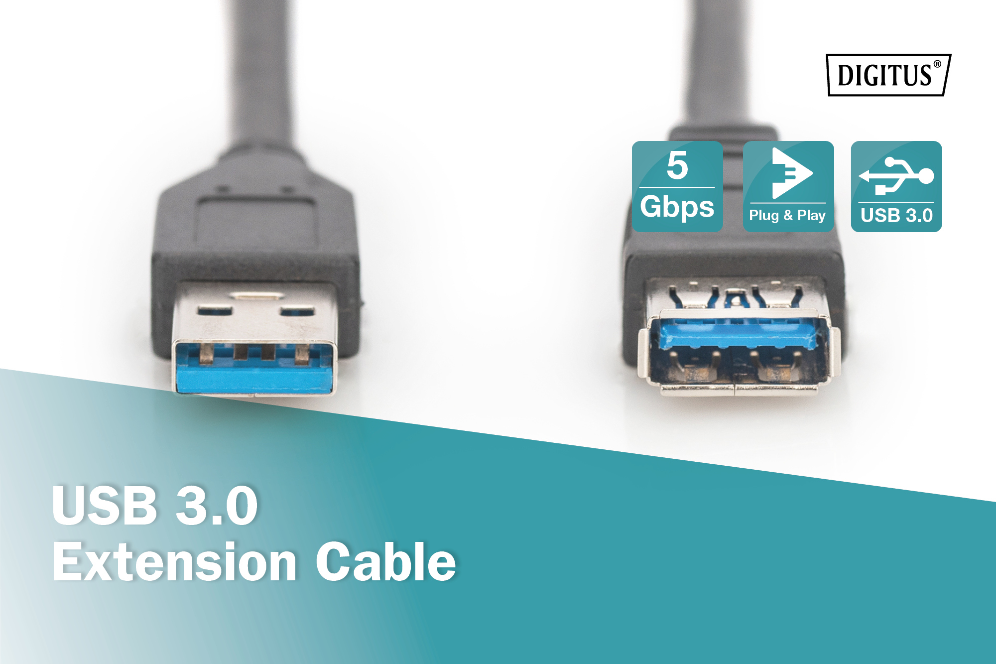 USB-A verlengkabel, 3m - Afbeelding 5