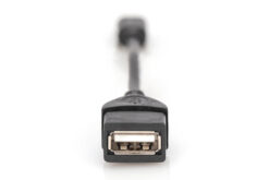 USB mini-B - USB-A-adapter/-omzetter, OTG, 0,2 m - Afbeelding 4