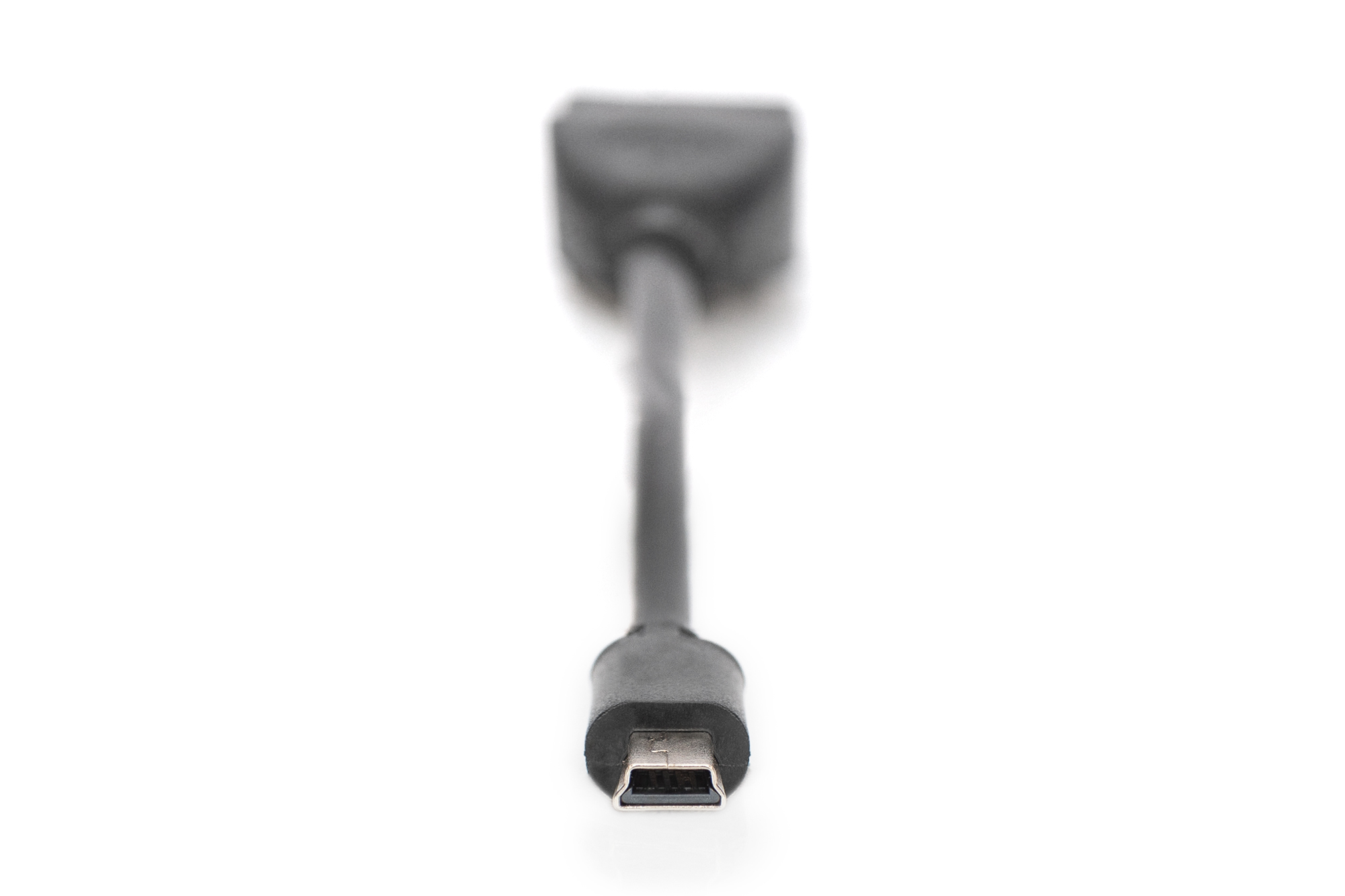 USB mini-B - USB-A-adapter/-omzetter, OTG, 0,2 m - Afbeelding 3