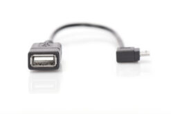 Alternative view of USB Micro-B - USB-A-adapter/-omzetter, OTG, 0,15 m