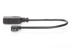 USB Micro-B - USB-A-adapter/-omzetter, OTG, 0,15 m - Afbeelding 3