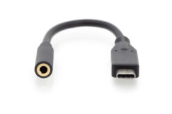 Alternative view of USB-C audio-adapter/-omzetter, USB-C-stekker - 3,5 mm stekker/contactdoos