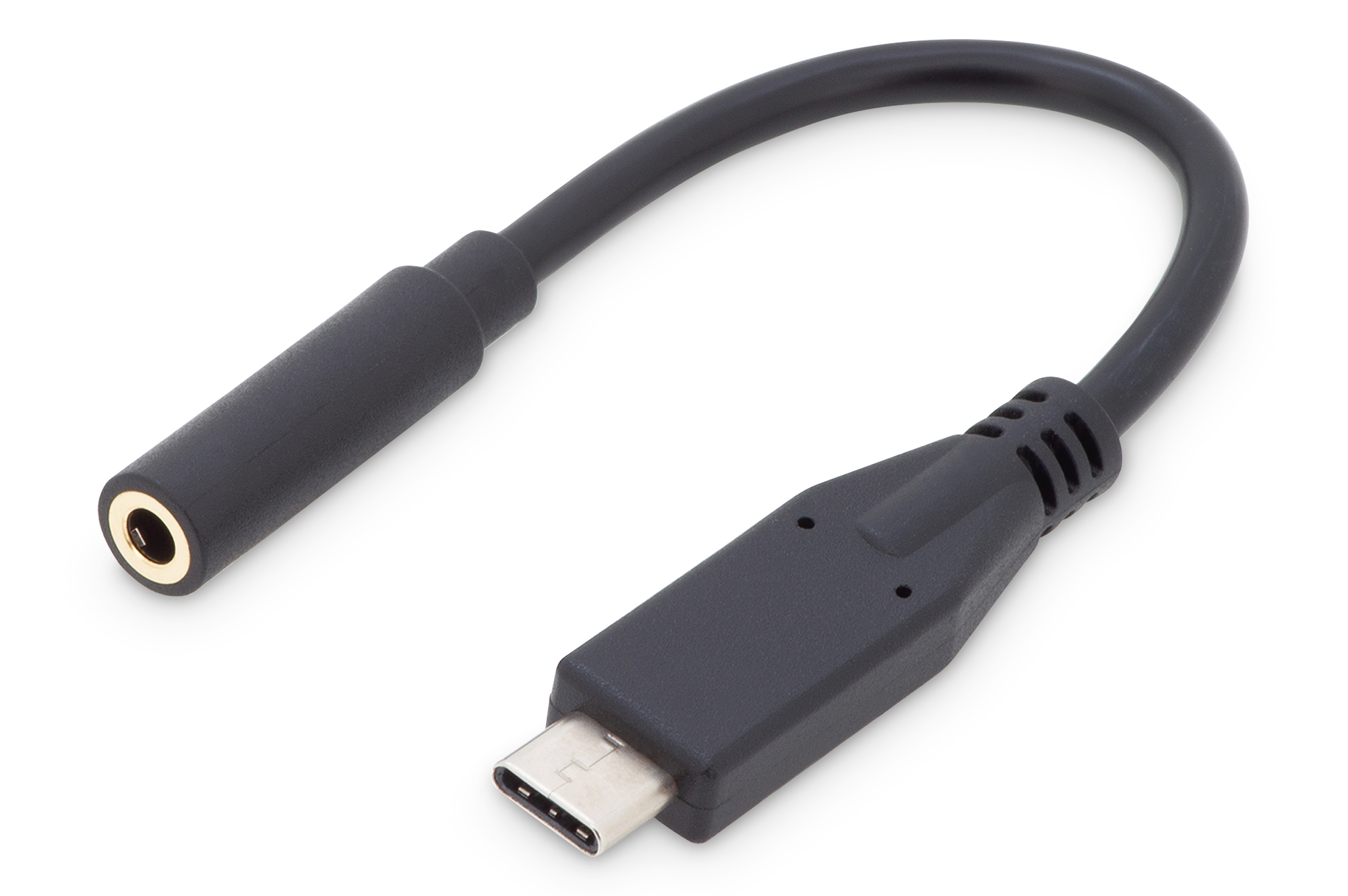 USB-C audio-adapter/-omzetter, USB-C-stekker - 3,5 mm stekker/contactdoos