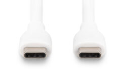 Alternative view of USB-C siliconen aansluitkabel, 1m, wit