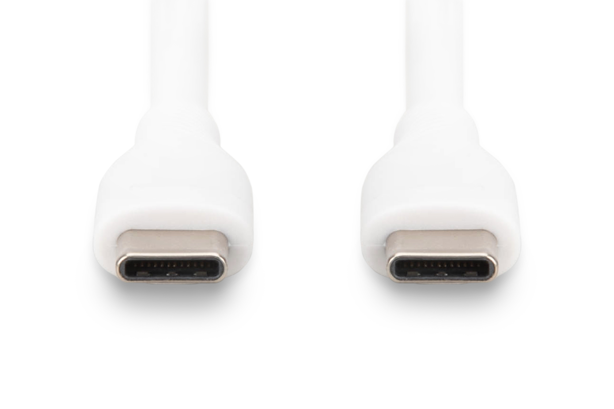USB-C siliconen aansluitkabel, 1m, wit - Afbeelding 2