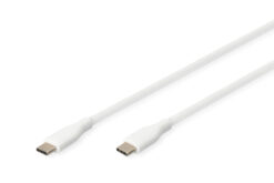 USB-C siliconen aansluitkabel, 2 m, wit