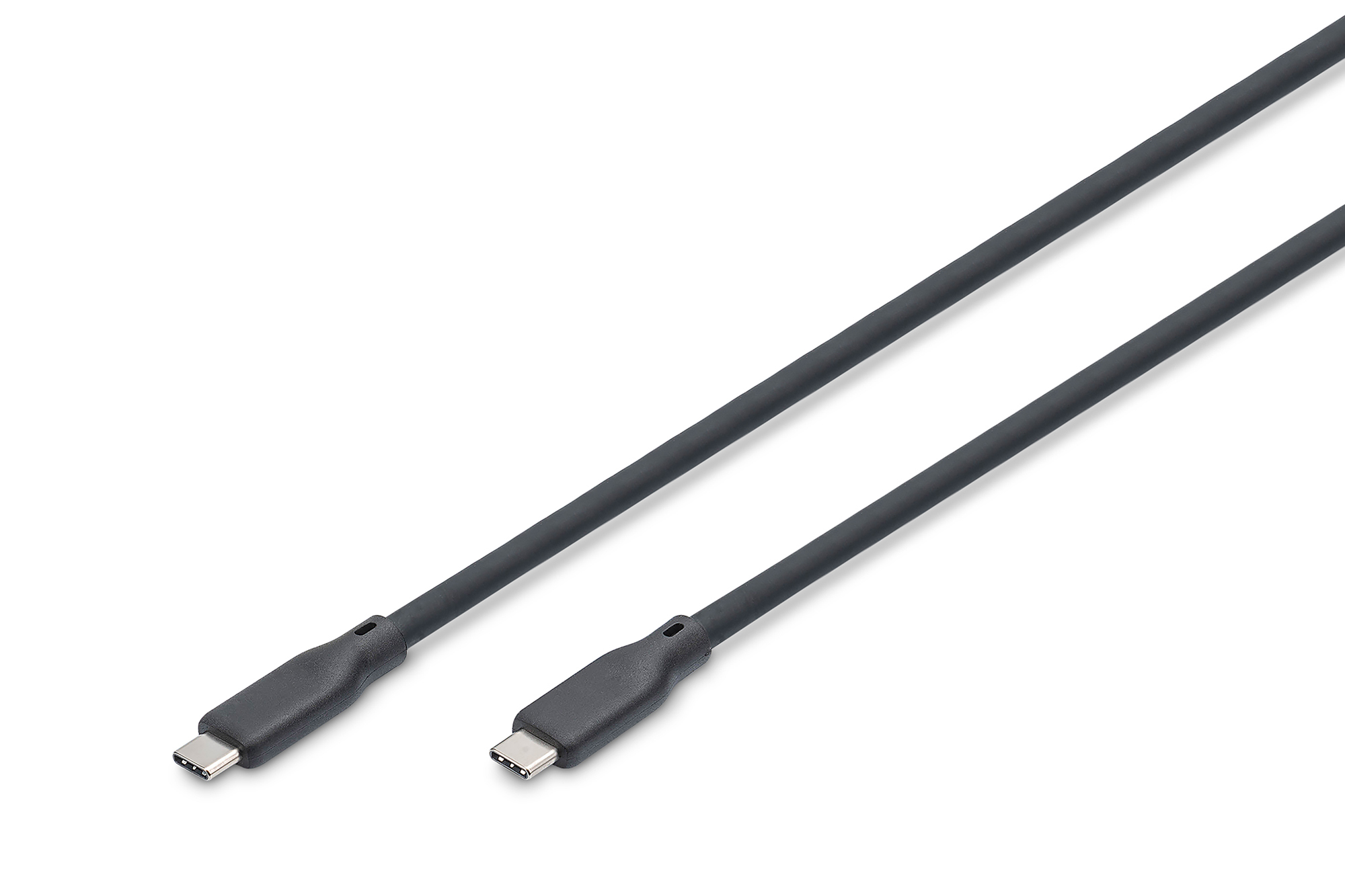 USB siliconenkabel, USB 3.2 Gen2, USB 10Gbps, 1m, zwart